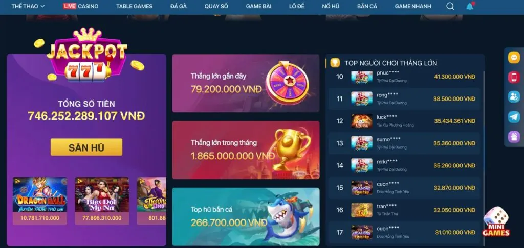 Banner quảng cáo khuyến mãi nổ hũ độc quyền tại 79King1